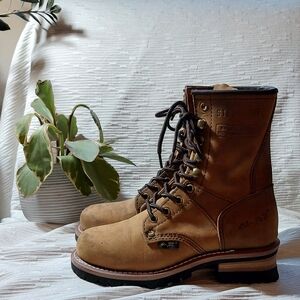 Ad Tec Steeltoe Logger Boots